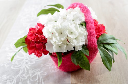 Osterkorb sisal pink - 'sisal',