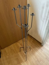 Kerzenständer Groß Antik 116 cm Schmiedeeisen Kerzenleuchter Metall