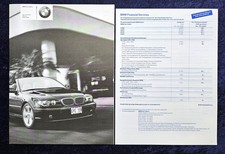BMW 3er E46 Cabrio  Preisliste 3.2003 Modelle: 318Ci, 320Ci, 325Ci, 330Ci