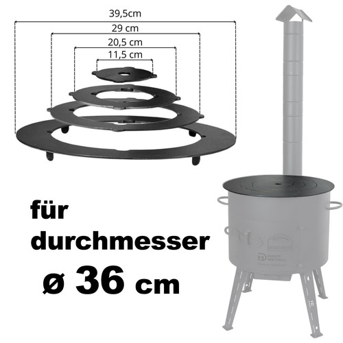 ø34 adapter ringe - Ø34,5-38,
