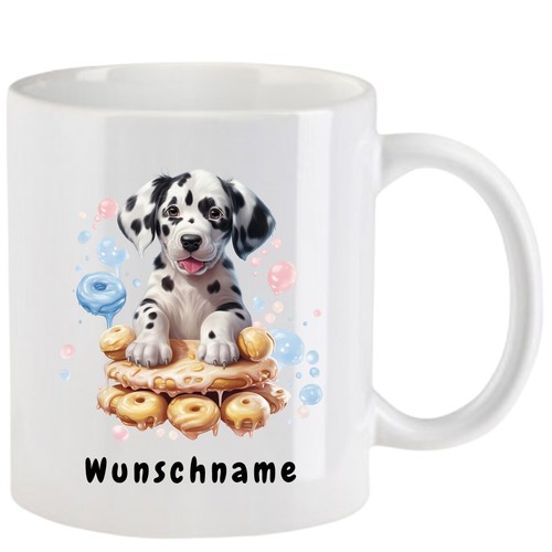 Tasse mit dalmatiner aquarell - mit,