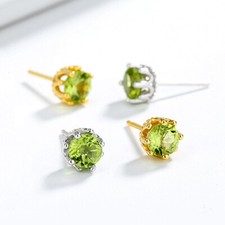 Ohrstecker mit peridot - mit,