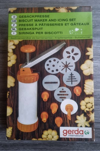 Orig gerda gebäckpresse - gerda, neu