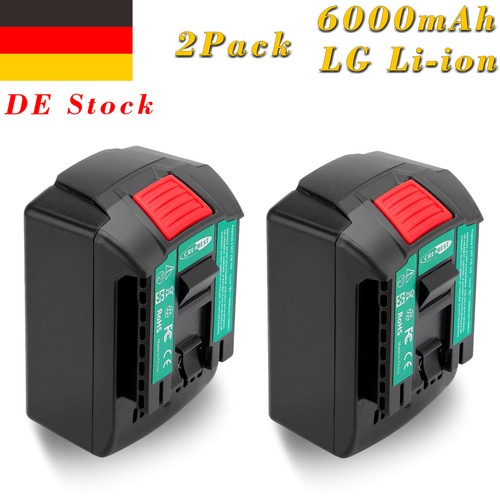 18v 6000mah ion akku - 2x,