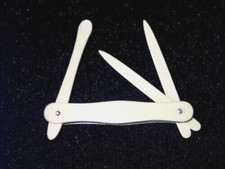 Antikes Miniatur Accessoires Zahnstocher/Nagelpflege Set, Sammeln Art Deco