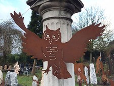 Fliegende Eule lebensgroß 67