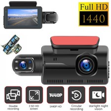 Auto Kamera 1440P DashCam Nachtsicht Dual Lens 170° Video Recorder For Uber Taxi