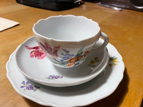 Meissen tasse teller - tasse, u.