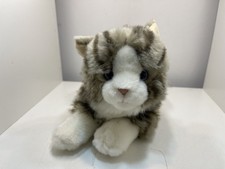 Hermann Stofftier Katze 22 cm Top Zustand 