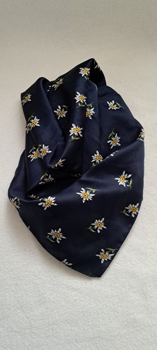 Trachtenhalstuch tuch blau - tuch,