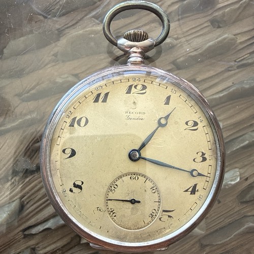 Record taschenuhr handaufzug - taschenuhr,