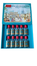 4711 Echt Kölnisch Wasser Blaugold Doppel Set 10 Miniaturflaschen Vintage