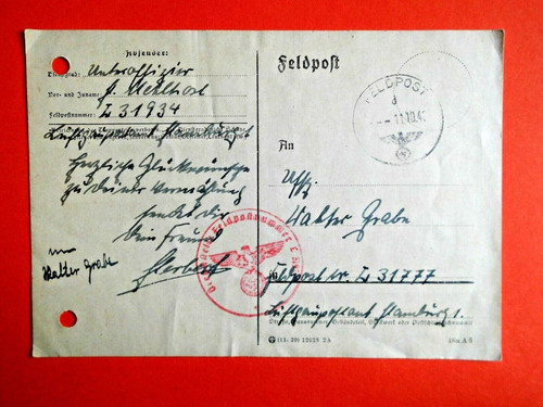 Postkarten feldpost deutsches - postkarten,