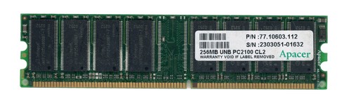 Arbeitsspeicher apacer 256mb - arbeitsspeicher,