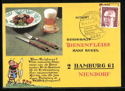 Niendorf hamburg - ak, /hamburg