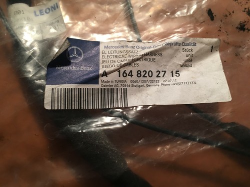 Mercedes original leitungssatz - mercedes,