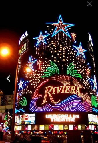 Metallschild casino riviera - metallschild,