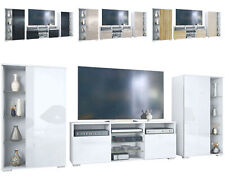 Wohnwand Lowboard Vitrine