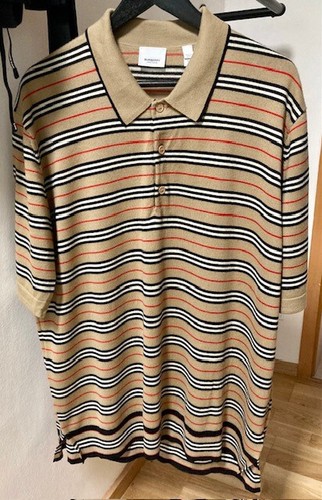 Burberry merino polo - burberry, xl