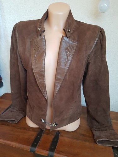 Echtleder jacke larp vintage - jacke,