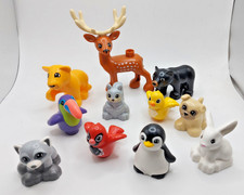 LEGO DUPLO TIERE FÜR  BAUERNHOF ZOO ZUR AUSWAHL HIRSCH VOGEL WASCHBÄR LÖWE NEU