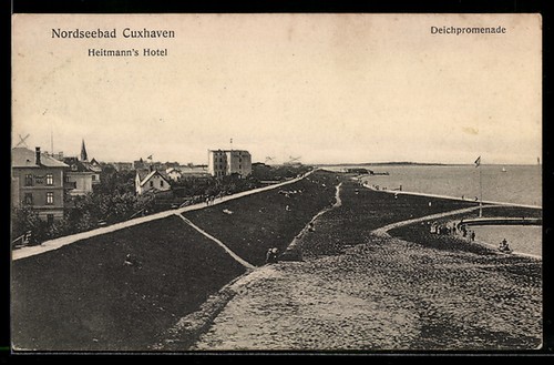 Ansichtskarte cuxhaven - ansichtskarte,