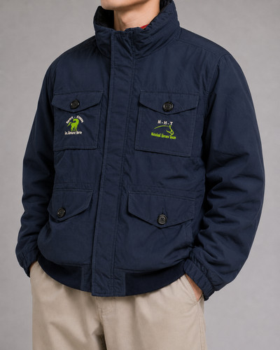 Tommy hilfiger steppjacke navy - tommy,