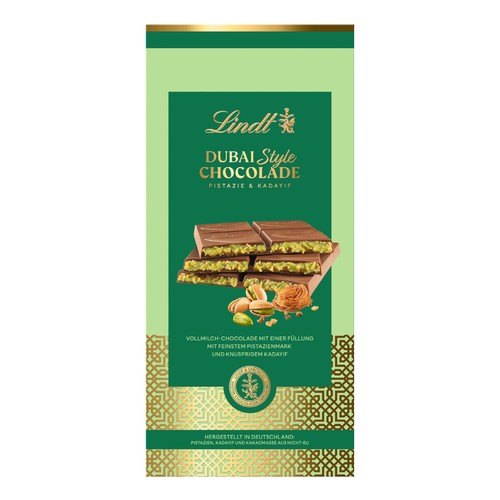 Lindt dubai style chocolate - lindt,