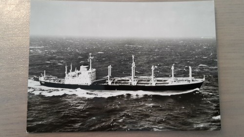 Postkarte frachtschiff - postkarte,