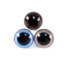 1 Paar runde Sicherheitsaugen