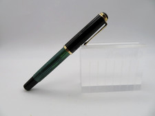 Pelikan M400 Füller Grün Gestreift 585 Gold B Fountain Pen