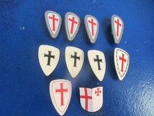 10 x Schild für Kreuzritter