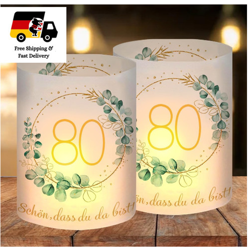 Geburtstagsdeko tischdeko - 80,