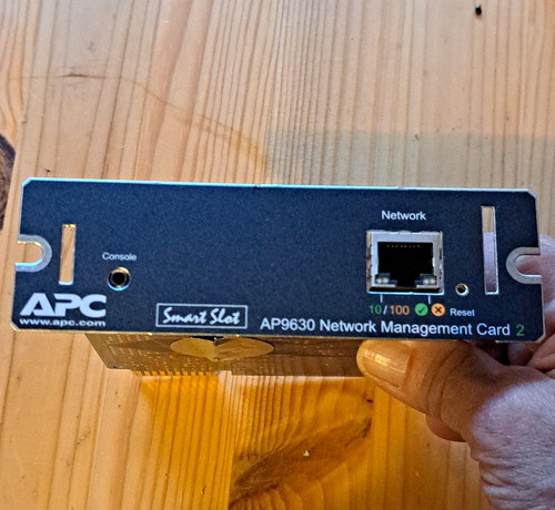 Apc ap9630 network management - ap9630,