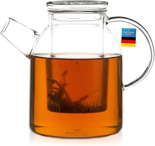 Glasteekanne teekanne mit sieb - glasteekanne,