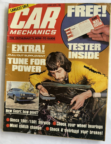Car mechanics june 1978 ford - june, 1978,