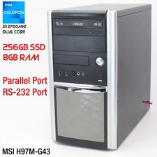 MSI MSI H97M-G43 MS-7924 CELRON G1820 PARALLE PORT RS-232 COMPUTER PC WINDOWS 10
