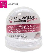 Foto-Schneekugel groß mit