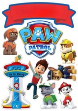 Paw Patrol Tortenaufleger Paw Patrol Personalisierbar Fondant