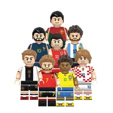 Fußballspieler Mini Figuren Set - 8er Legenden Edition