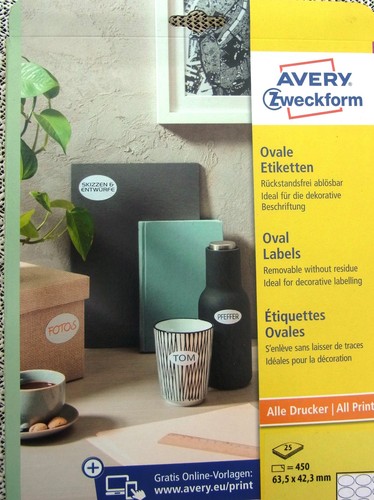 Avery zweckform etiketten - avery,