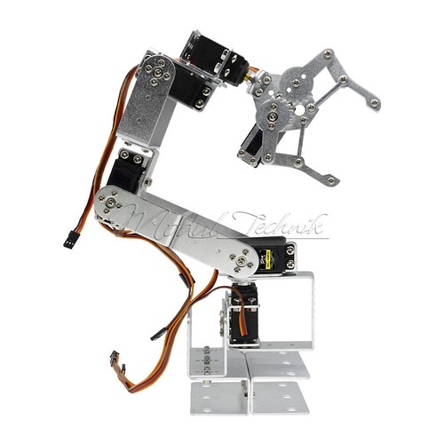 Aluminium robot 6dof arm - robot, clamp