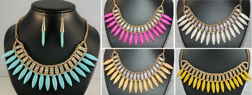 Kette ohrringe schmuckset - ohrringe,