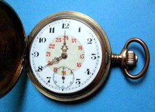 Antike Taschenuhr Drusus , Savonette - Swiss Made / funktionstüchtig !