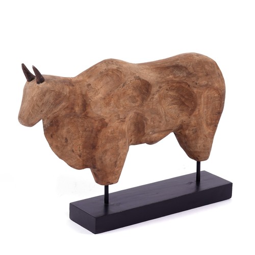 Deko stier mangoholz - deko, |