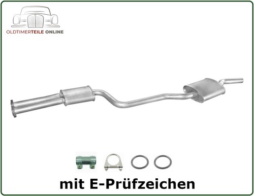 Auspuff set für mercedes benz - auspuff,