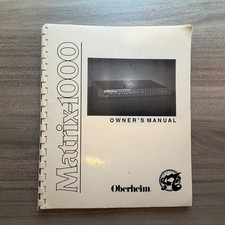 OBERHEIM MATRIX-1000 OWNERS