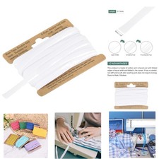 Baumwollköperband Weiß 6mm