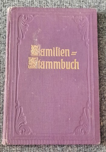 Familienstammbuch stammbuch - familienstammbuch,