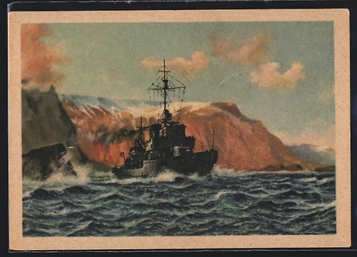 Kriegsmarine deutsches - ak, kriegsmarine,